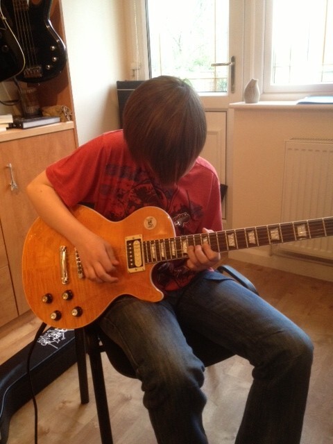 Matt rocking out Guitar tuition wolverhampton